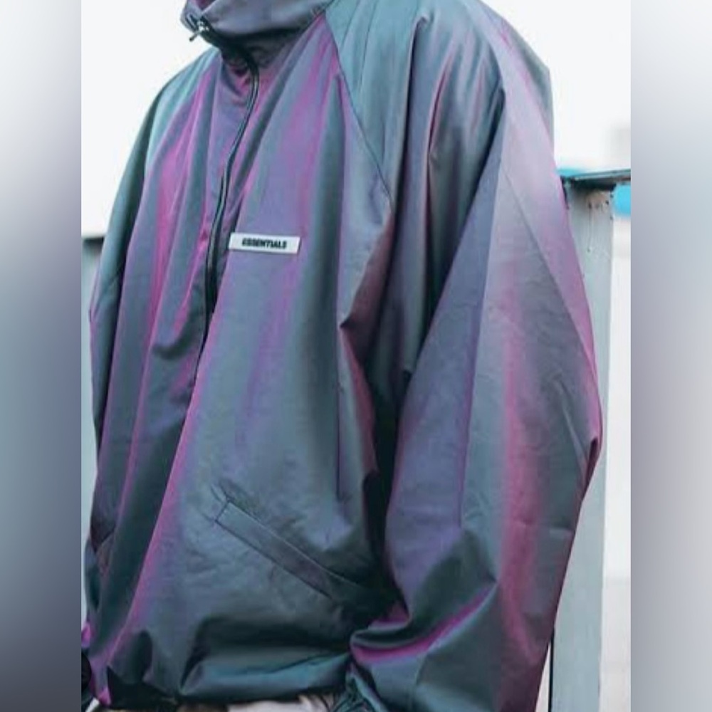 Authentic Essentials Iridescent Half Zip Jacket - Picture 2 of 8